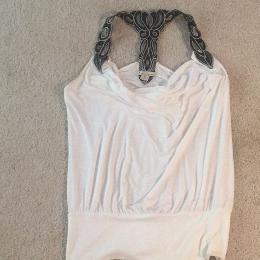 Cute & Sexy TwentyOne Top Cream Black/Silver Trim